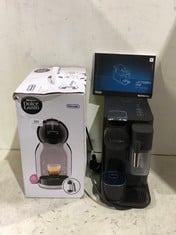 DELONGHI NESCAFE DOLCE GUSTO MINI ME COFFEE MACHINE TO INCLUDE DELONGHI NESPRESSO LATTISSIMA ONE COFFEE MACHINE