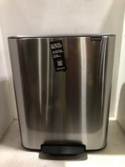 BRABANTIA BO PEDAL BIN WITH 1 INNER BUCKET 60L