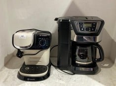 BOSCH TASSIMO MY WAY 2 COFFEE MACHINE TAS6507GB TO INCLUDE RUSSELL HOBBS CHESTER GRIND & BREW COFFEE MAKER BLACK 22000