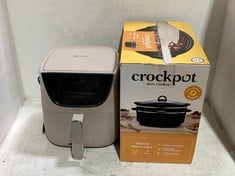 CROCKPOT 6.5L OVAL MANUAL SLOW COOKER TO INCLUDE TOWER VORTX AIR FRYER