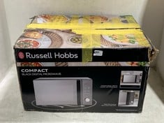 RUSSELL HOBBS COMPACT BLACK DIGITAL MICROWAVE RHM2076B