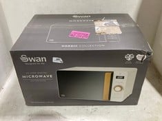 SWAN NORDIC COLLECTION 20L 800W MICROWAVE OVEN COTTON WHITE