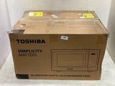 TOSHIBA 800W DIGITAL SOLO MICROWAVE OVEN ML-EM23P(BS)