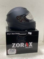 ZORAX HELMETS MOTORCYCLE HELMET BLACK - SIZE L