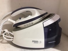 MORPHY RICHARDS SPEED STEAM 3000W STEAM GENERATOR IRON WHITE/PURPLE RRP- £148