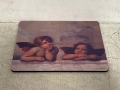 100 X STONE THE CROWS RAPHAEL ANGELS - MOUSE MAT - WIDTH 24CM - TOTAL RRP £400