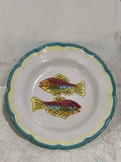 25 X STONE THE CROWS SOUP PLATE - PISCES - TOTAL RRP £450