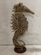 36 X STONE THE CROWS LARGE SEAHORSE ON STAND - HGT 44CMS - TOTAL RRP £2160