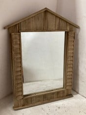 6 X STONE THE CROWS BEACH HUT MIRROR - HGT 58CMS - TOTAL RRP £258