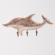 24 X STONE THE CROWS DOLPHIN WALL HOOKS - (H) 36 X (W) 80 X (D) 11 CM - TOTAL RRP £1080