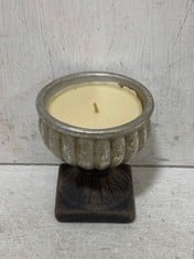 36 X STONE THE CROWS PLAIN CANDLEHOLDER - SILVER - TOTAL RRP £252