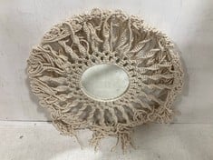 8 X STONE THE CROWS SMALL CLASSIC MACRAME MIRROR - - TOTAL RRP £384