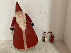 25 X STONE THE CROWS ITEMS TO INCLUDE 1 X STONE THE CROWS GIANT CONICAL SANTA - HEIGHT 46CM