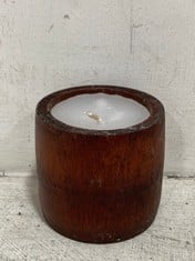 100 X STONE THE CROWS SMALL ANTIQUED CANDLE - ITEM NO. 95011