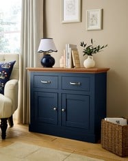 JULIPA ASHFORD 2 DOOR 2 DRAWER SIDEBOARD IN NAVY - IX208 - RRP £219