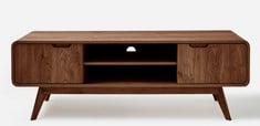 GRAY AND OSBOURN NO.157 OSLO TV UNIT IN WALNUT - IX667 - RRP £199