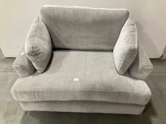 JOANA HOPE TILLY SNUGGLER CHAIR IN LIGHT GREY FABRIC - CR817 - RRP £749