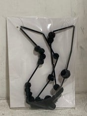 142 X STONE THE CROWS BLACK STICKS AND BAUBLES NECKLACE - LNG 135CM - TOTAL RRP £462