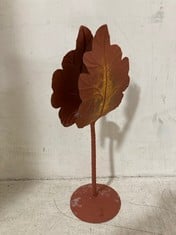 64 X STONE THE CROWS TWO LEAF TALL CANDLE HOLDER-OAK - HEIGHT 33CM - TOTAL RRP £768