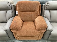 LA-Z-BOY FLORENCE ARMCHAIR IN RUST FABRIC - RRP £999