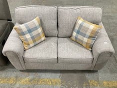 EDGAR 3 SEATER SOFA IN LIGHT GREY FABRIC - DI466 - RRP £699