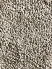 APPROX 14.60 X 4M ROLLED CARPET IN METALLIC GREY (COLLECTION ONLY)