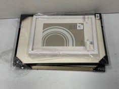 3 X ASSORTED FRAMES TO INCLUDE 21 X 30CM PHOTO FRAME IN WHITE