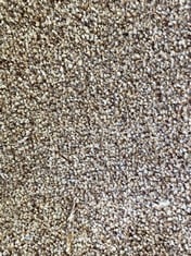 APPROX 28.25 X 5M ROLLED CARPET IN BEIGE-BROWN (COLLECTION ONLY)