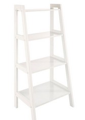 NEW ENGLAND LADDER SHELF IN WHITE - OB406 - RRP £55