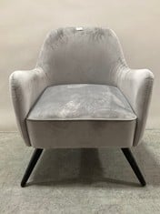 GRAY AND OSBOURN NO.144 ACCENT CHAIR IN GREY - MD541 - RRP £165