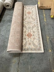 JOHN LEWIS APPROX 160CM ROLLED RUG IN MULTI COLOUR