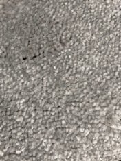 APPROX 3.8 X 4M ROLLED CARPET IN WHITE MIST (COLLECTION ONLY)