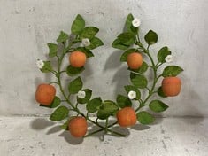 5 X STONE THE CROWS WALL WREATH - ORANGES- - TOTAL RRP £175