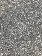 APPROX 4 X 4.7M ROLLED CARPET IN OYSTER GREY (COLLECTION ONLY)