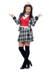 14X ASSORTED ADULT FANCY DRESS TO INCLUDE SMIFFYS CLUELESS DIONNE COSTUME IN BLACK FOR ADULTS, JACKET, TOP, SKIRT, KNEE-HIGH SOCKS, AND HAT, OFFICIALLY LICENSED, ICONIC HAT AND BLAZER, PERFECT FOR CO