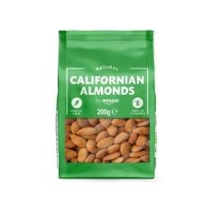 50 X BY CALIFORNIAN ALMONDS, 200G BB: 07/10/24.