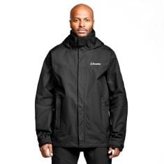 2X ASSORTED BERGHAUS TO INCLUDE BERGHAUS MENS RG ALPHA 2.0 JACKET, EXTRA BREATHABLE, DURABLE, LIGHTWEIGHT COAT WATERPROOF SHELL, BLACK, XL EU.