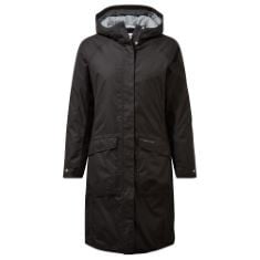 X3 ASSORTED COATS TO INCLUDE CRAGHOPPERS WOMEN'S CAITHNESS JACKETS WATERPROOF INSULATED, BLACK, 12 UK.