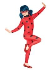 X13 ASSORTED KIDS FANCY DRESS TO INCLUDE RUBIE'S OFFICIAL MIRACULOUS LADYBUG CHILDS COSTUME AND EYE MASK, SUPERHERO, CHILDS SIZE LARGE AGE 7-8, RUBIE'S OFFICIAL MARVEL AVENGERS IRON MAN DELUXE TODDLE