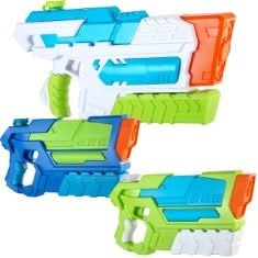 X16 ASSORTED TOYS TO INCLUDE JOYIN SPRITZ 2 AQUA PHASER AND 1 HYDRO ENFORCER HIGH CAPACITY WATER GUN SUPER WATER SOAKER BLASTER SQUIRT TOY SWIMMING POOL BEACH SAND WATER FIGHTING TOY.