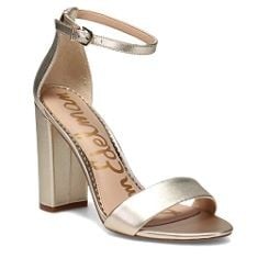 2 X SAM EDELMAN WOMENS YARO GOLD SIZE: 6 UK.