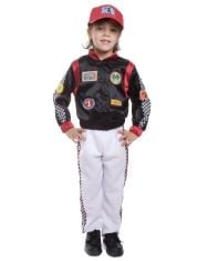 X21 ASSORTED KIDS FANCY DRESS TO INCLUDE DRESS UP AMERICA KIDS RACE CAR DRIVER COSTUME, SMIFFYS ROMAN COSTUME, WHITE WITH ROBE, BELT AND HEADPIECE, BOYS FANCY DRESS, CHILD DRESS UP COSTUMES.