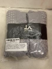 14 X LA ACTIVE FUZZY GRIP SOCKS L/XL .