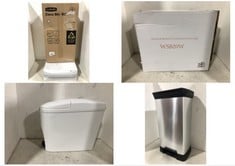 CURVER DECO BIN - 50 LITRE TO INCLUDE WHITE 20L SANITARY BIN PEDAL OPERATED WSB20W