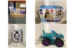 4 X ASSORTED BABY/KIDS TOYS TO INCLUDE SILVERLIT PROGRAM A BOT X GIGANTIC PROGRAMMABLE ROBOT