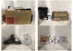 BOX OF ASSORTED HOUSEHOLD ITEMS TO INCLUDE SALTER DIETARY KITCHEN SCALE