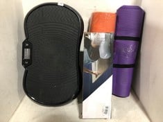 4 X ASSORTED EXERCISE ITEMS TO INCLUDE ATHLYT VIBRATION PLATE MODEL NO-ATH-VP15