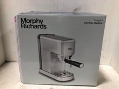 MORPHY RICHARDS COMPACT ESPRESSO MACHINE MODEL NO-172022 RRP- £125