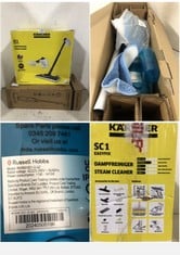 KARCHER SC1 EASYFIX STEAM CLEANER TO INCLUDE RUSSELL HOBBS STEAM & CLEAN STEAM MOP MODEL NO-RHSM1001-G-AZ