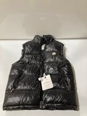 MONCLER TREOMPAN DOWN VEST PUFFER BLACK SIZE M RRP- £650